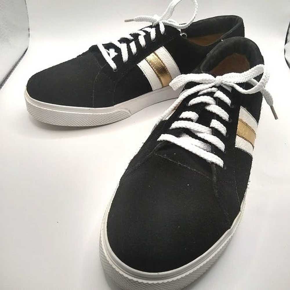 Other KAANAS Black Suede Lace Up Sneakers - image 5