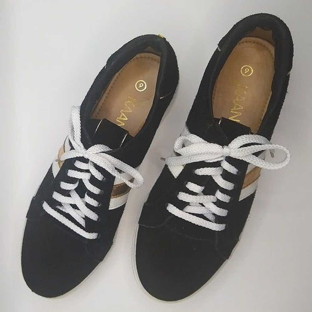 Other KAANAS Black Suede Lace Up Sneakers - image 8