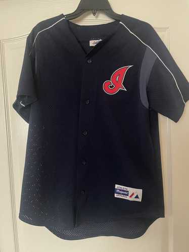 Men's Majestic Cleveland Indians Customized Replica White Home