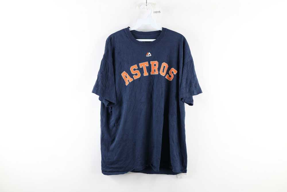Houston Astros 2000s Majestic Authentic Home Pinstripe Jersey 