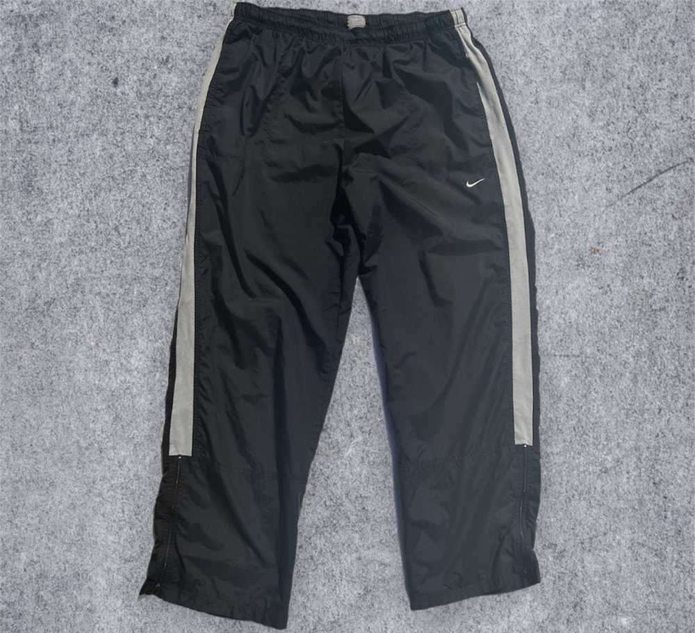 Nike × Vintage Nike Y2k Nylon Black Sweatpants Gem