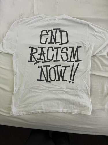 F*ck Racism Unisex Ringer T-Shirt by Compassionate Closet Small