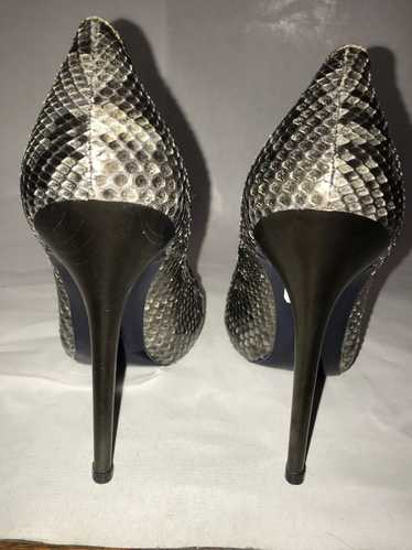 Alexander McQueen Python Leather Pumps