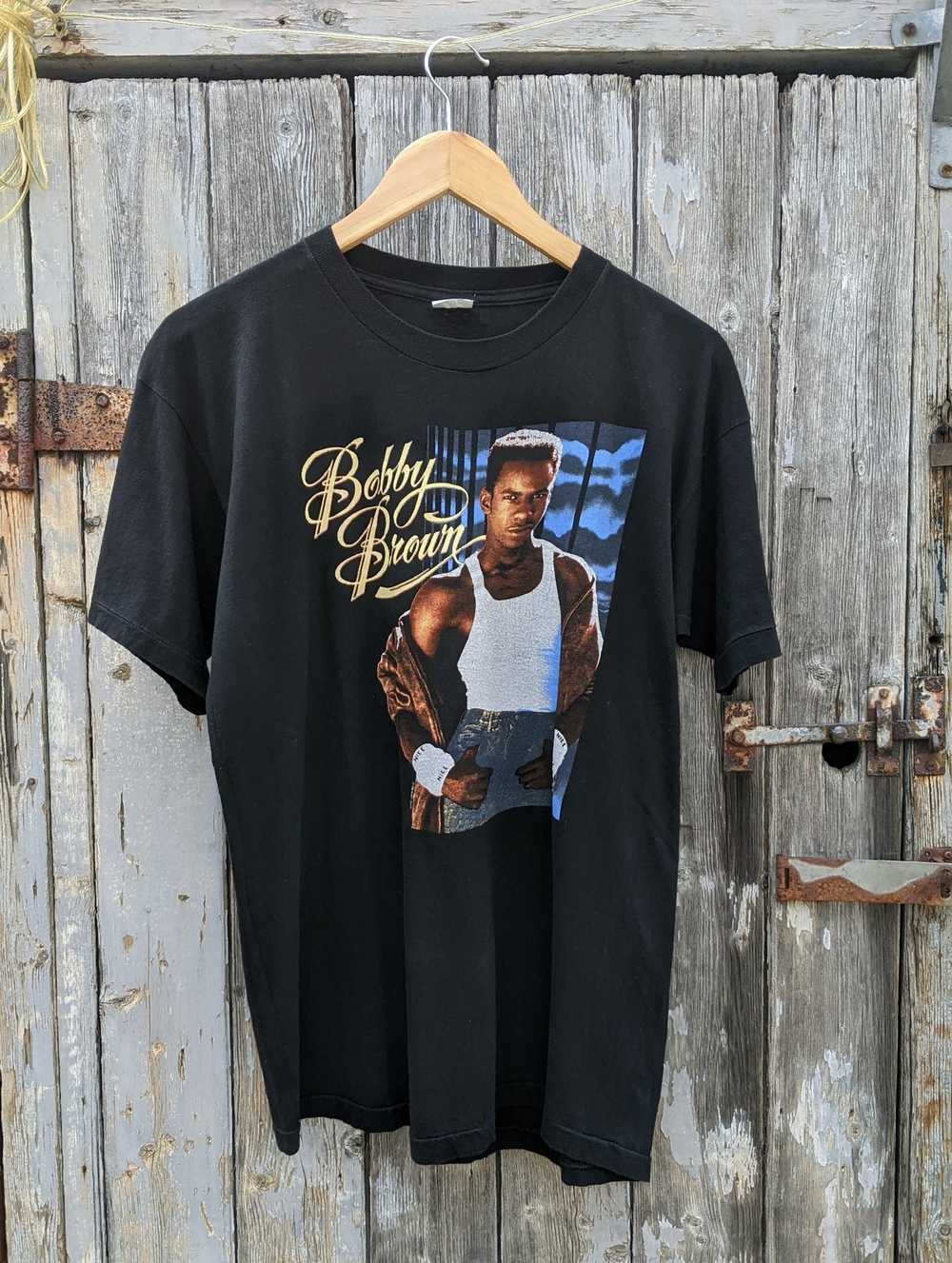 Vintage Vintage Bobby Brown Rap Style Album T Shirt 8… - Gem