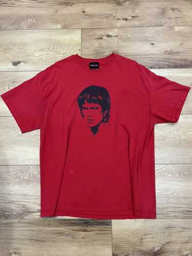 Bruce Lee Vintage Bruce Lee Portrait Tee Red