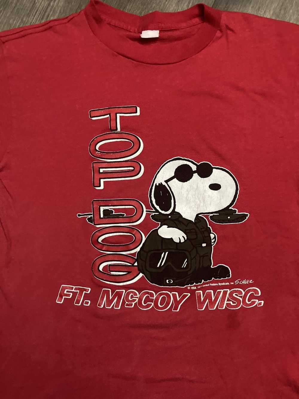 Vintage Vintage 1971 70s Top Dog Snoopy Peanuts s… - image 2