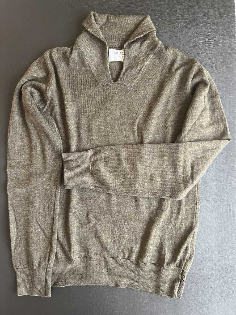 Our Legacy Proper Collar sweater. Dark Olive - image 1