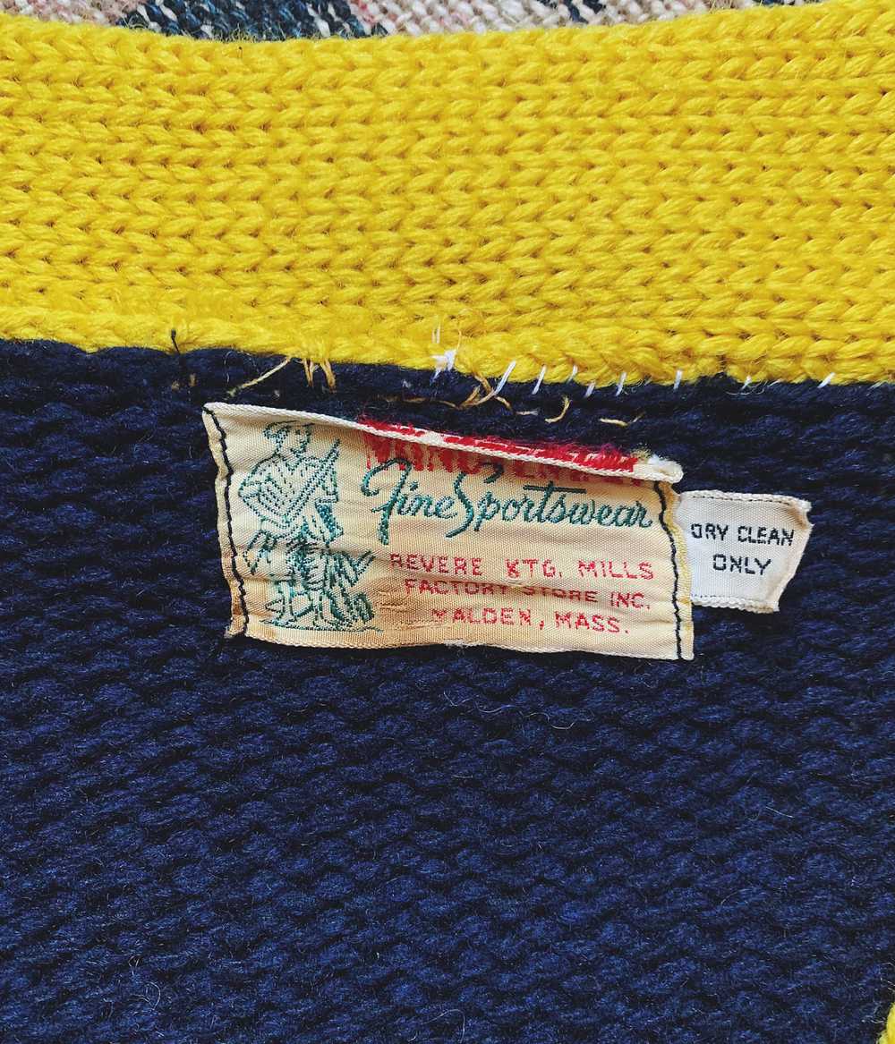 Vintage Minuteman Sportswear Varsity Sweater - image 3