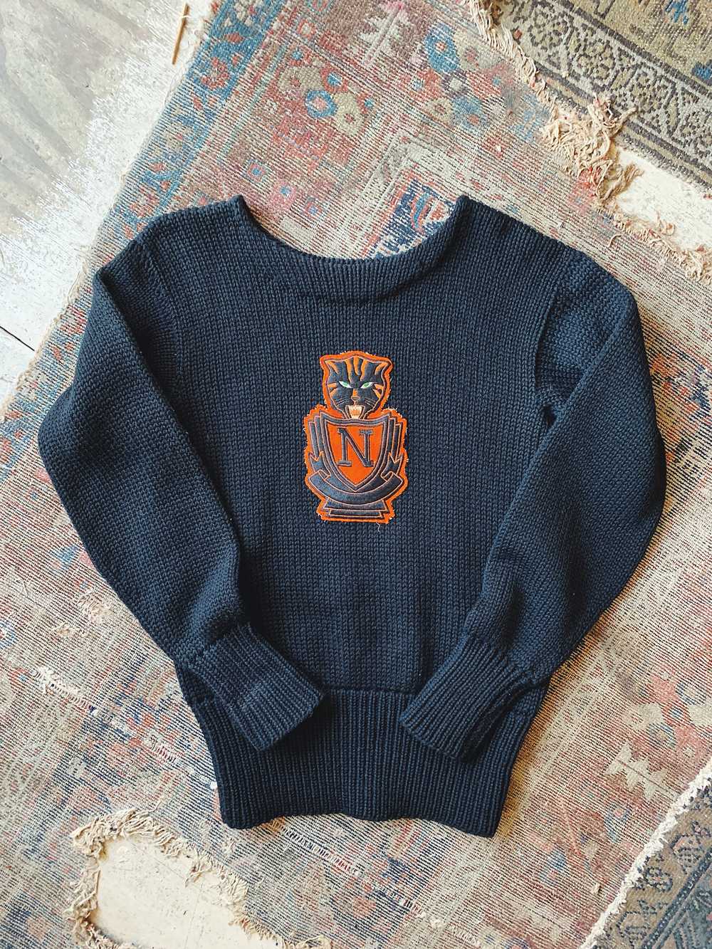 Vintage Indian Brand Varsity Sweater - Size Small - image 1