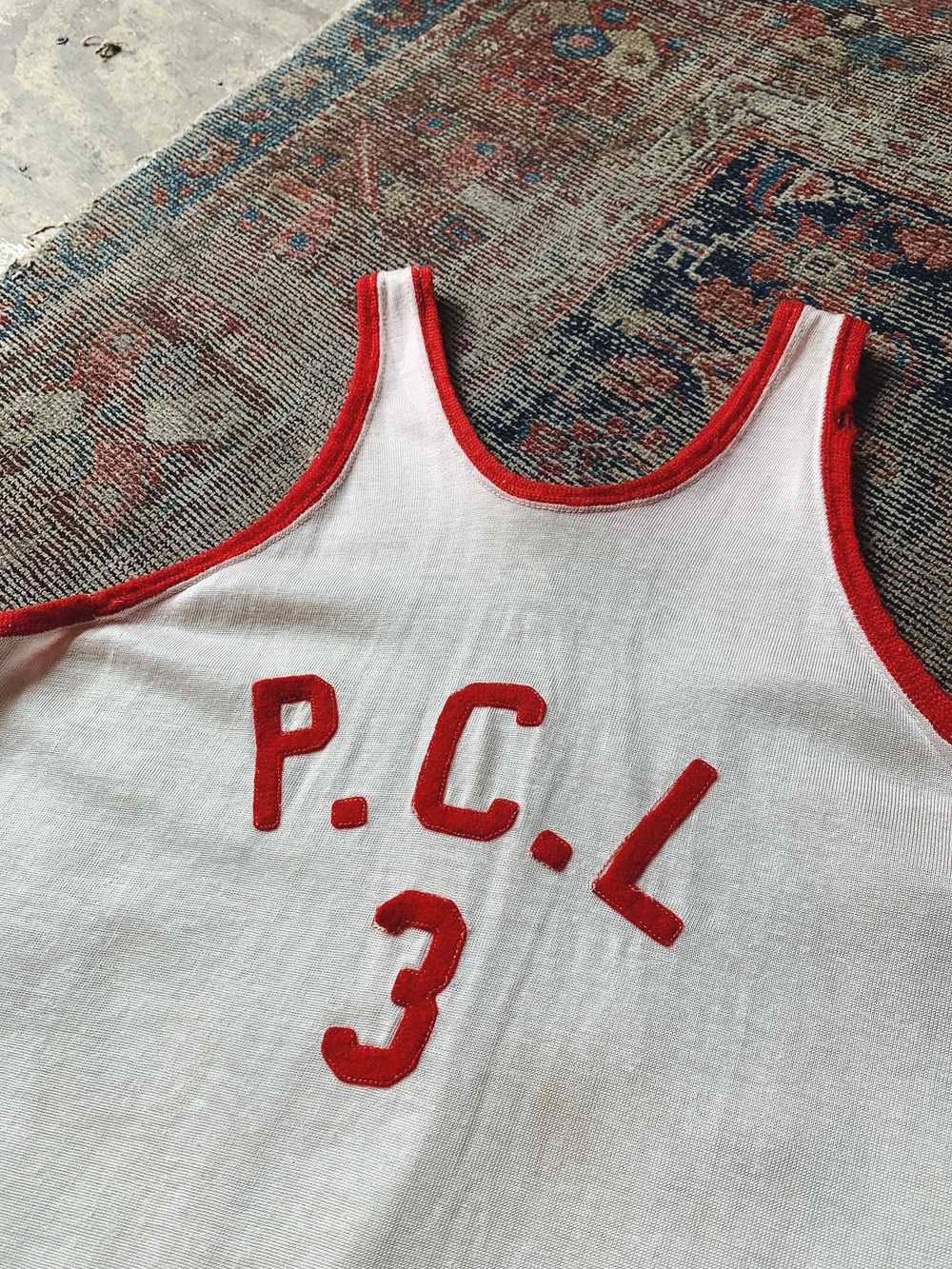Vintage “P.C.L.” Basketball Jersey - image 2