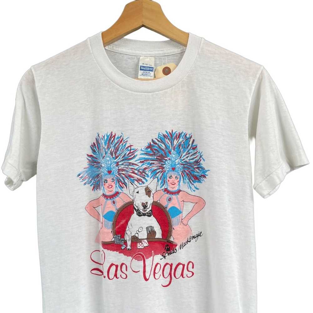 Vintage Spuds MacKenzie Las Vegas T-shirt 80s - image 2