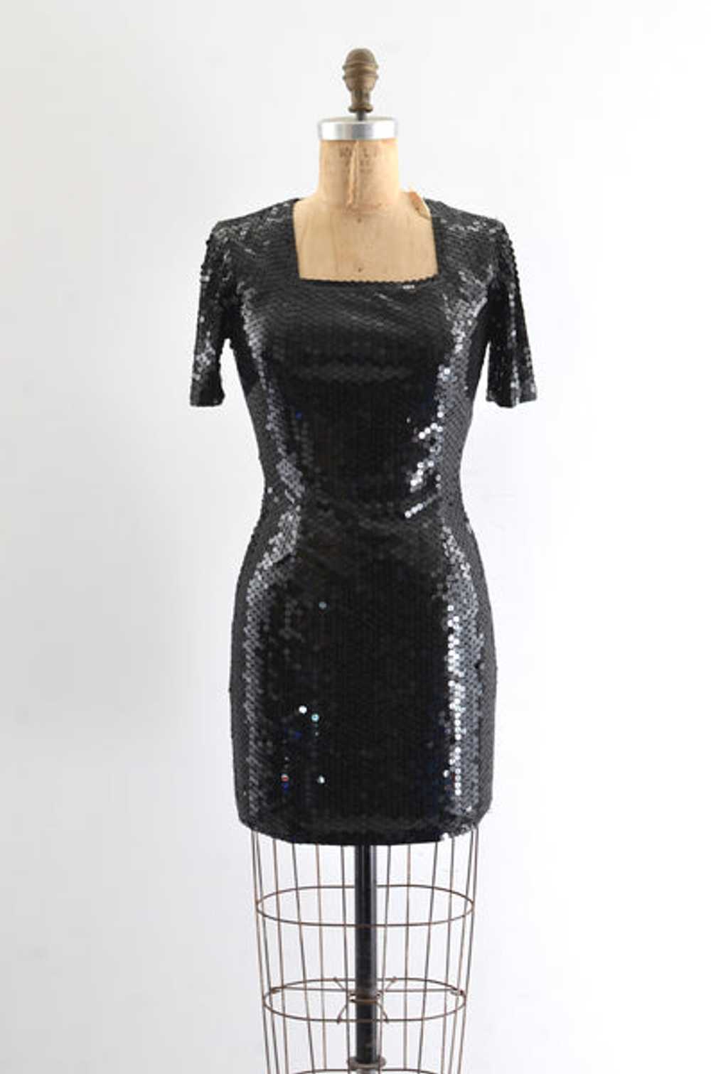 90's Sequin Mini Dress / XS - image 2