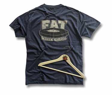 Band Tees × Vintage Vintage Y2K Fat Wreck Record … - image 1