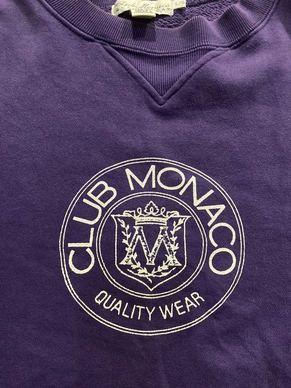 Club Monaco × Streetwear × Vintage 90’s purple Cl… - image 2