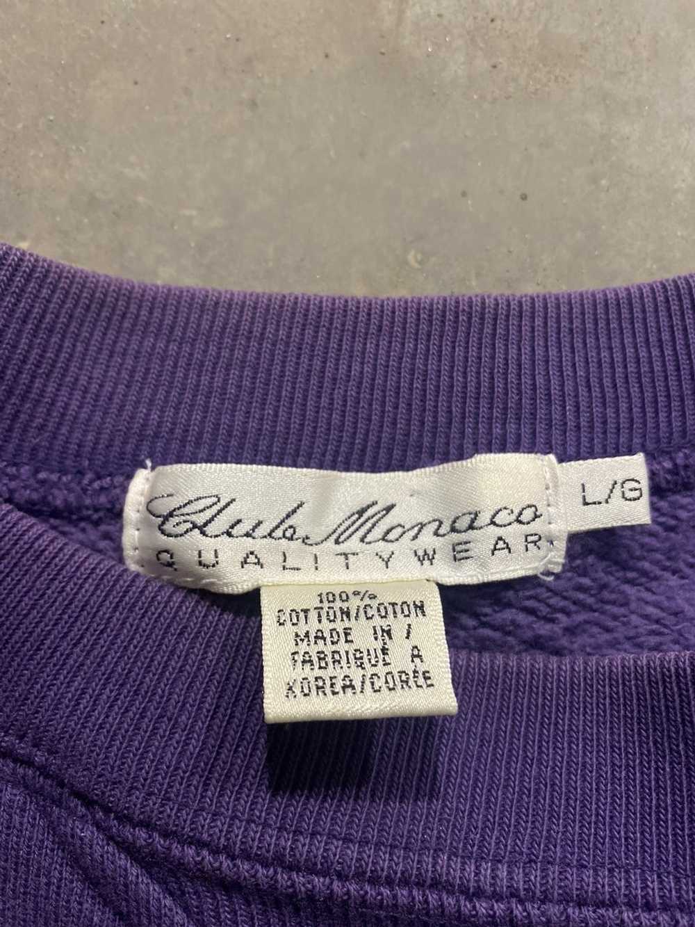 Club Monaco × Streetwear × Vintage 90’s purple Cl… - image 3
