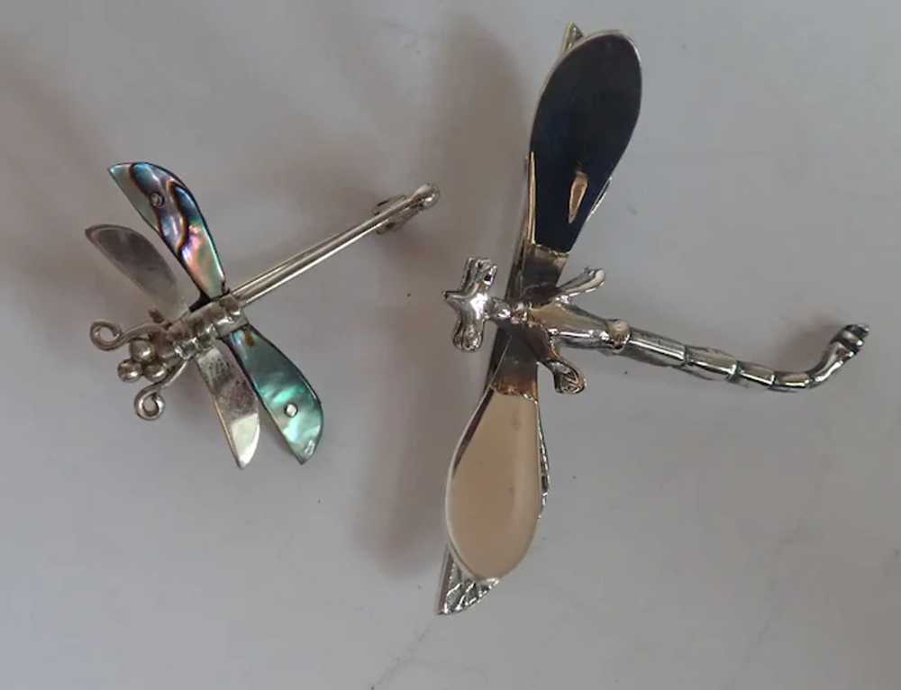 *Vintage Mexico Sterling Dragonfly Scatter Pins - image 2