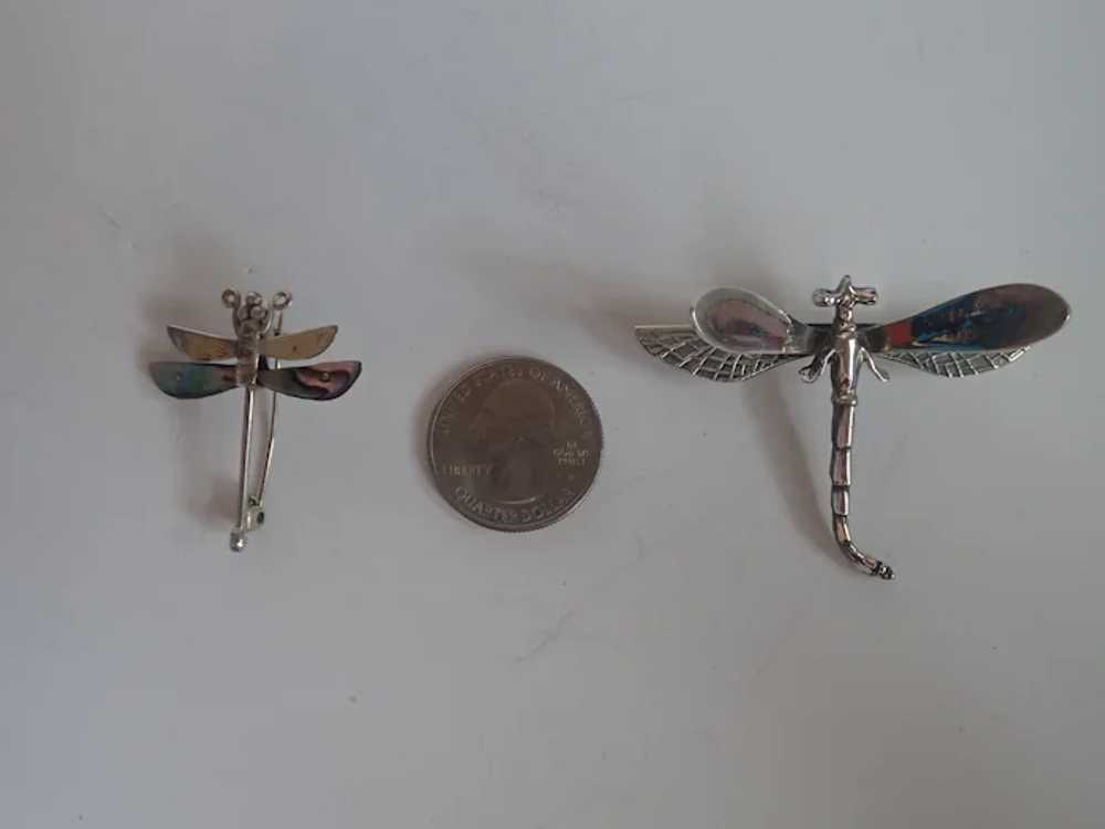 *Vintage Mexico Sterling Dragonfly Scatter Pins - image 3