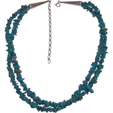 Carolyn Pollack Relios Turquoise Nugget 2-Strand … - image 1