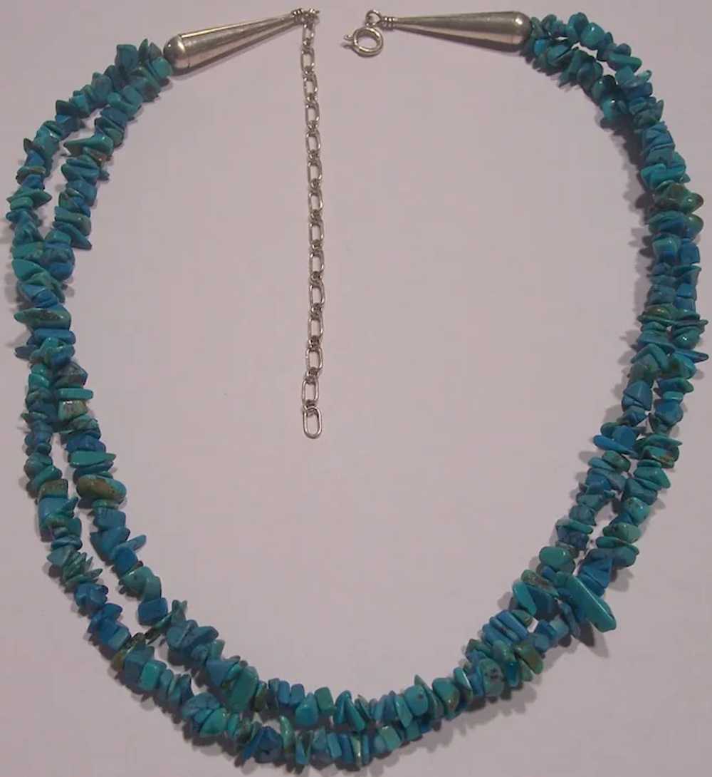 Carolyn Pollack Relios Turquoise Nugget 2-Strand … - image 2