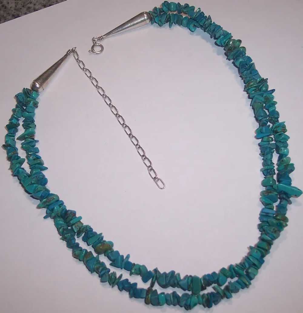 Carolyn Pollack Relios Turquoise Nugget 2-Strand … - image 3