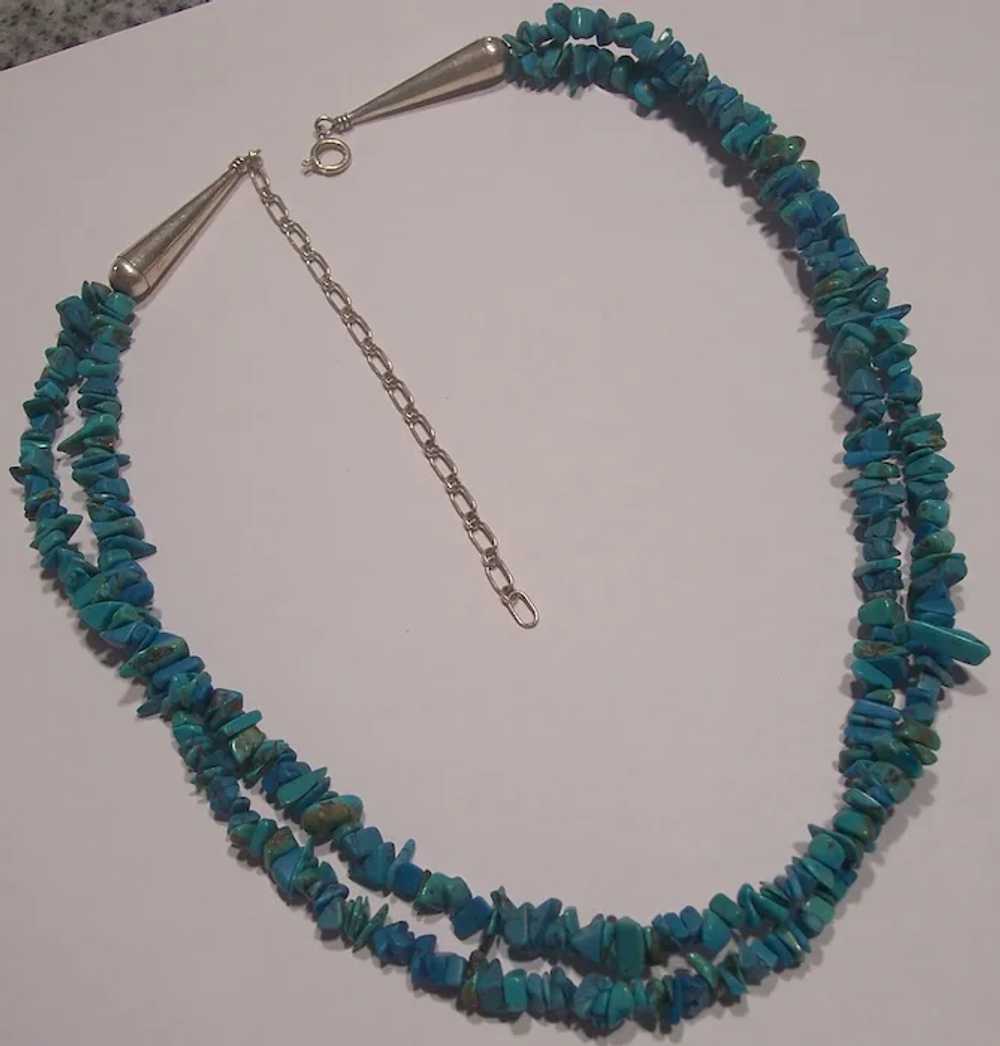 Carolyn Pollack Relios Turquoise Nugget 2-Strand … - image 4