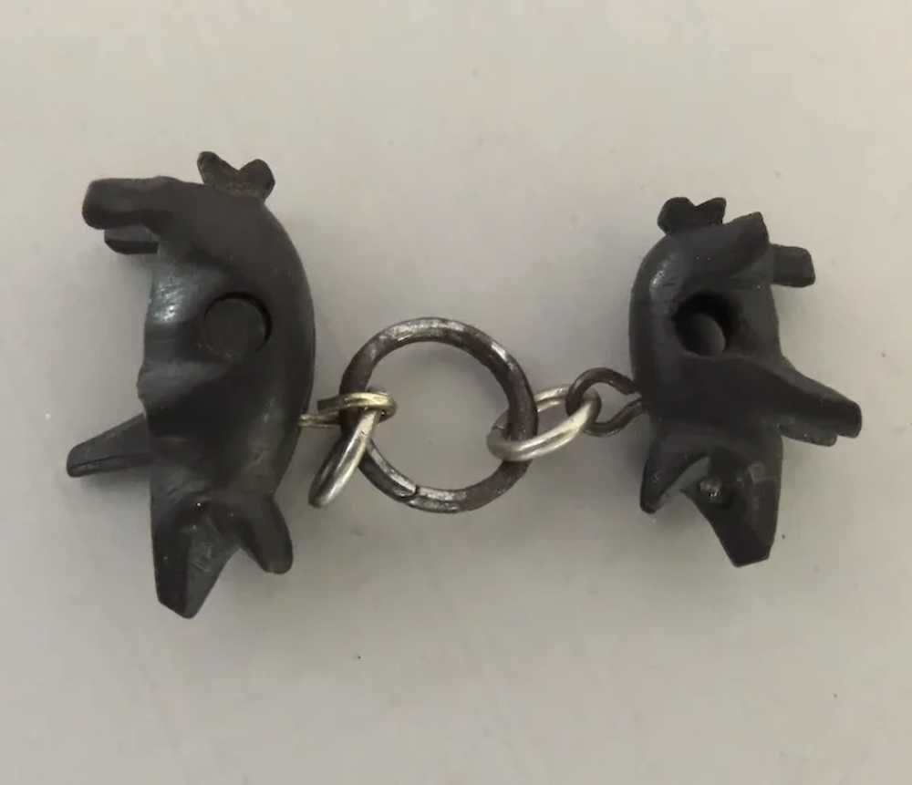 Two Stanhope Charms in Shape of Pigs 19th Century - image 2