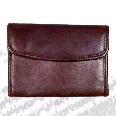 Leather Envelope Clutch - Dark Brown - EvenOdd