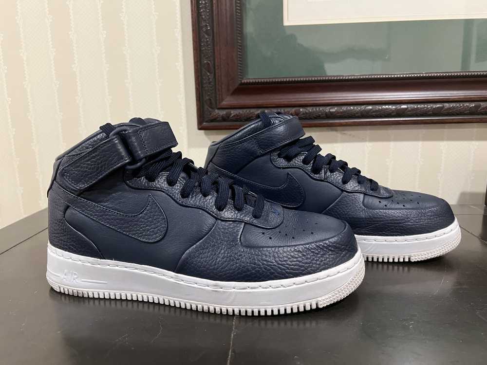 Nike NikeLab Air Force 1 Mid Obsidian Navy Blue - image 3