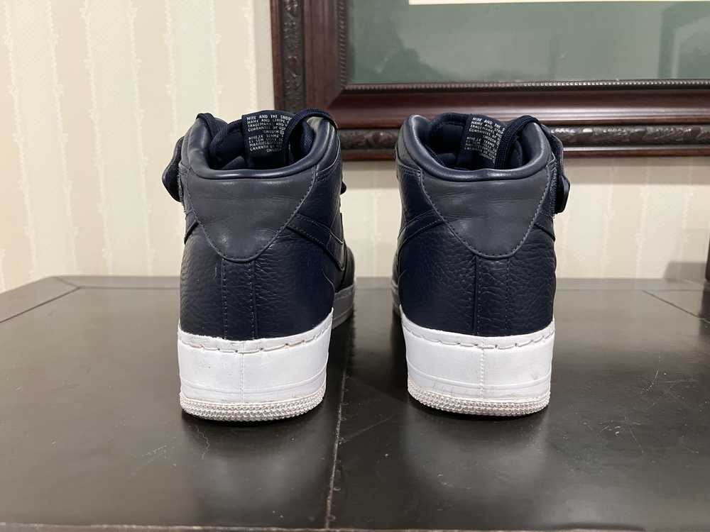 Nike NikeLab Air Force 1 Mid Obsidian Navy Blue - image 4