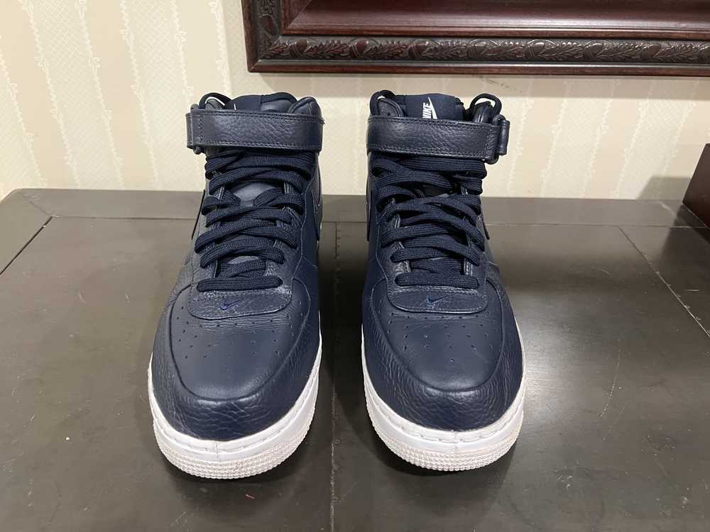 Nike NikeLab Air Force 1 Mid Obsidian Navy Blue - image 6