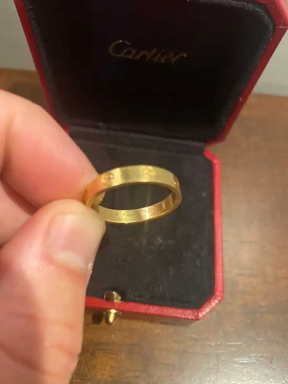 Cartier Cartier Yellow Gold Love Ring Size 60 - image 3