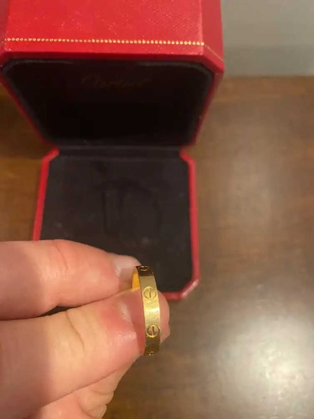 Cartier Cartier Yellow Gold Love Ring Size 60 - image 4