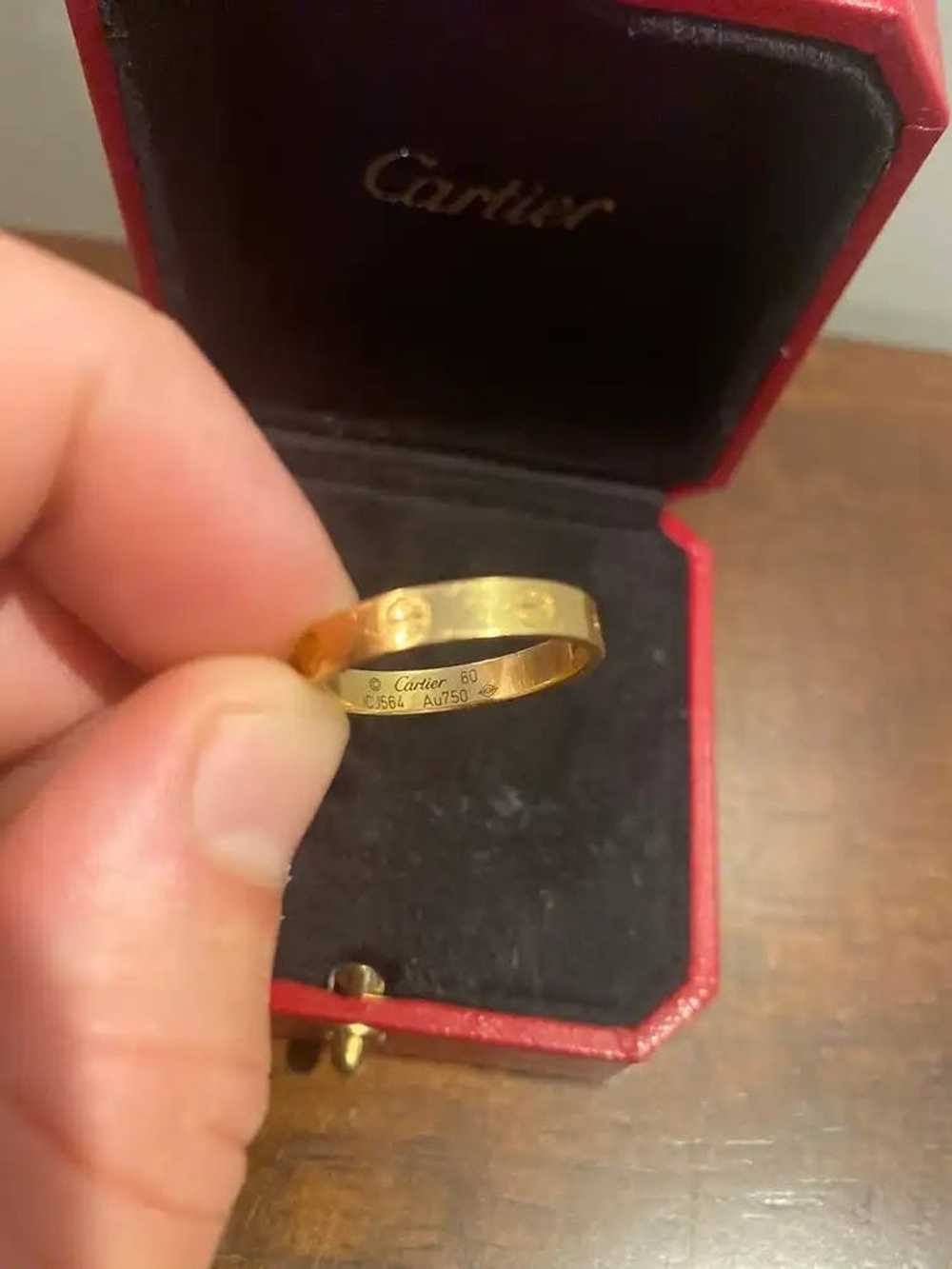 Cartier Cartier Yellow Gold Love Ring Size 60 - image 5