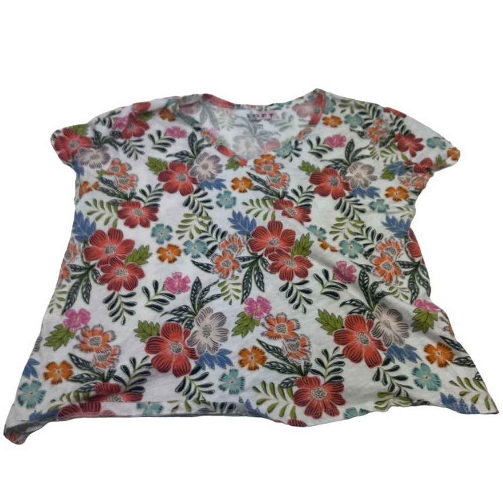 Loft Loft Woman's Vintage Soft Floral T-Shirt Siz… - image 1