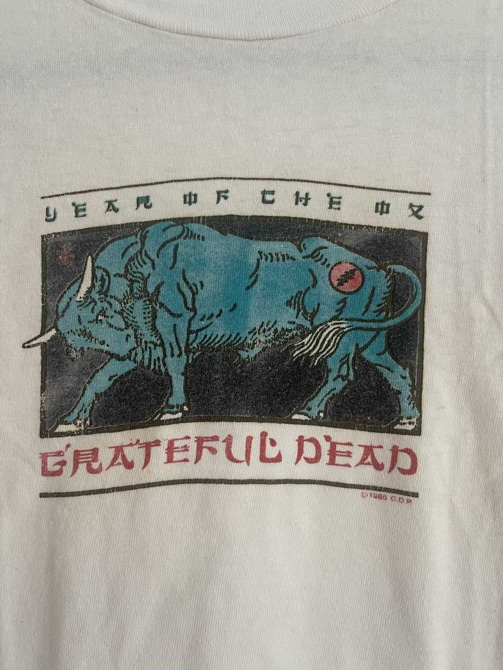 Hanes × Vintage Grateful Dead 1985 Year of the Ox… - image 2