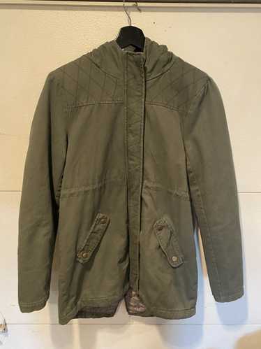 Military × Vintage Army Green Ashley Premium Coat