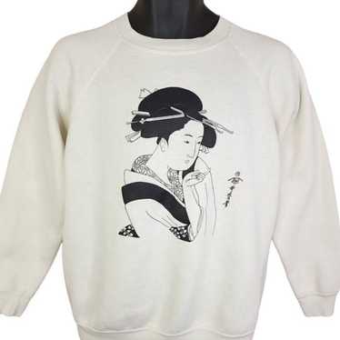 Vintage Kitagawa Utamaro Japanese Woman Sweatshirt