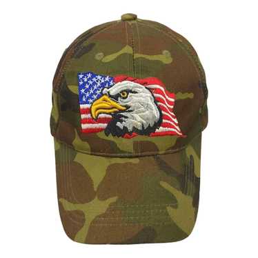 Other Vintage Camouflage Eagle Flag Mesh Strapback