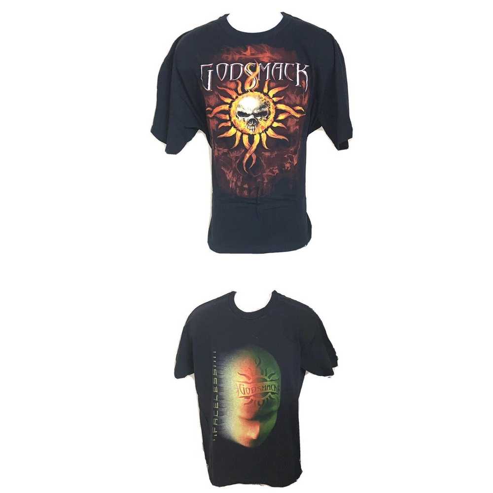 Gildan Godsmack Lot Of 2 Concert Shirts 2012 Mens… - image 1