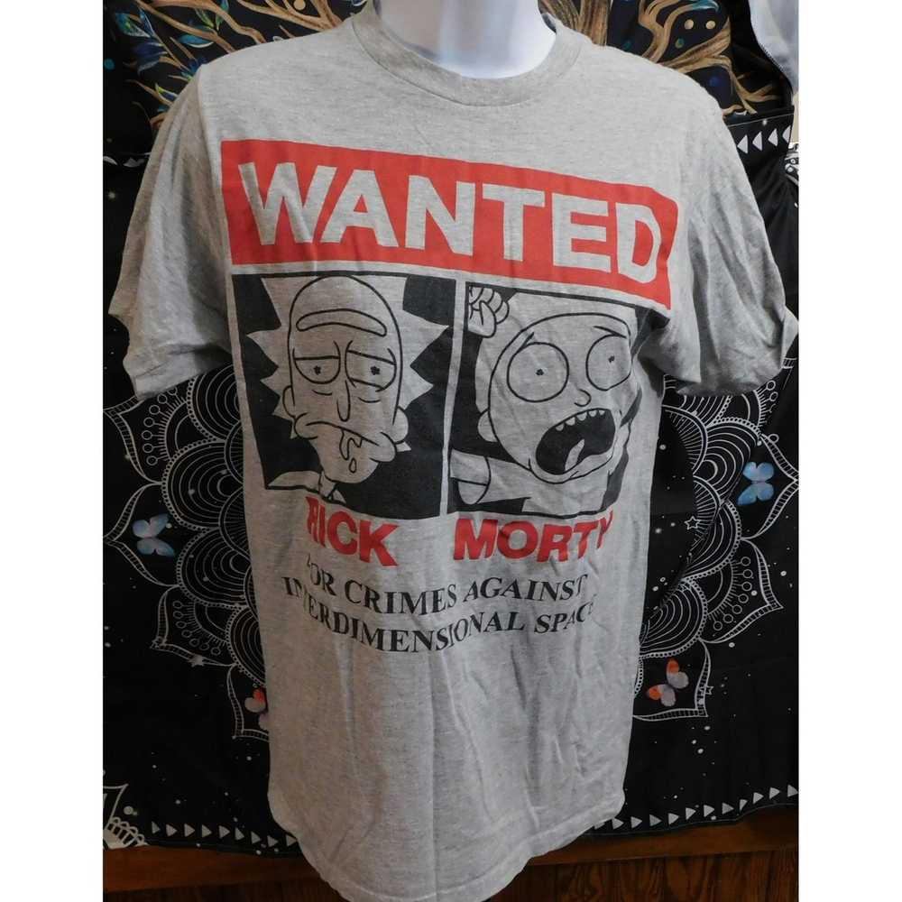 Ripple Junction Rick And Morty Wanted Tee - image 1