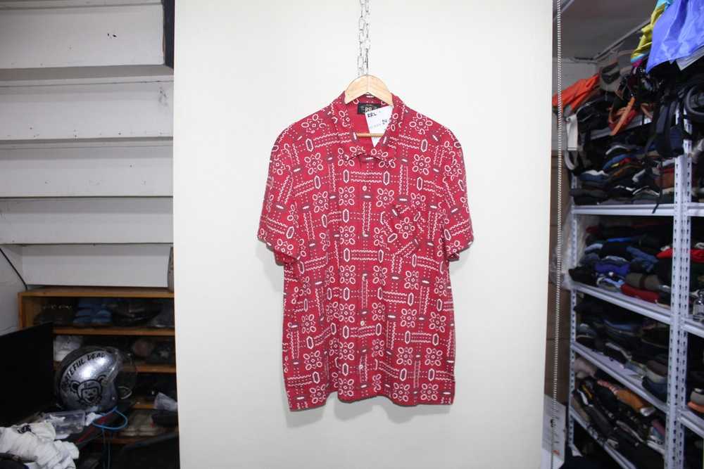 RRL Ralph Lauren bandana button down - image 1