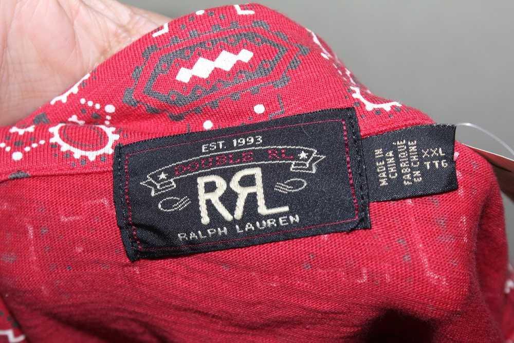 RRL Ralph Lauren bandana button down - image 6