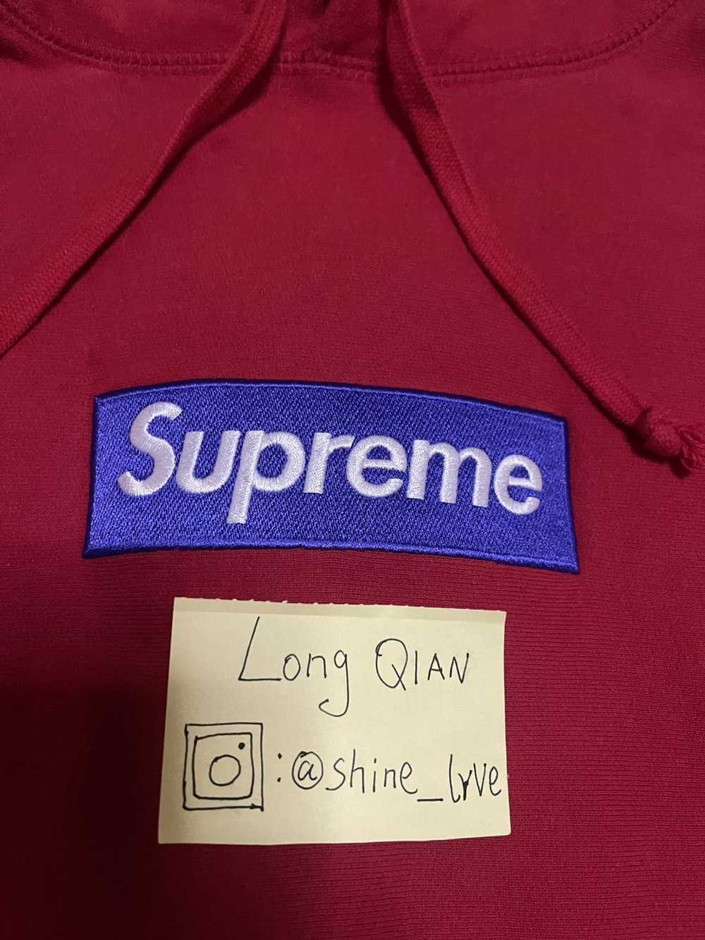 Supreme Supreme fw17 purple on red box logo hood … - image 3