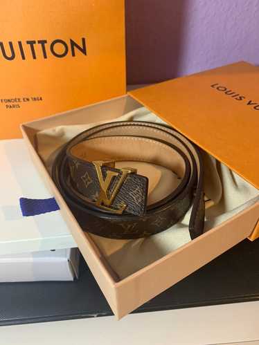 Louis Vuitton Louis Vuitton leather belt Mini Mono