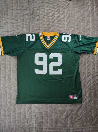 NFL × Nike White #92 Green Bay Packers Nike Vinta… - image 1