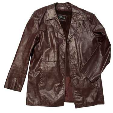 ジャケット・アウター Gianni Valentino short leather bomber Sergio Valente Leather Jacket Men's Size Unknown Black Lined