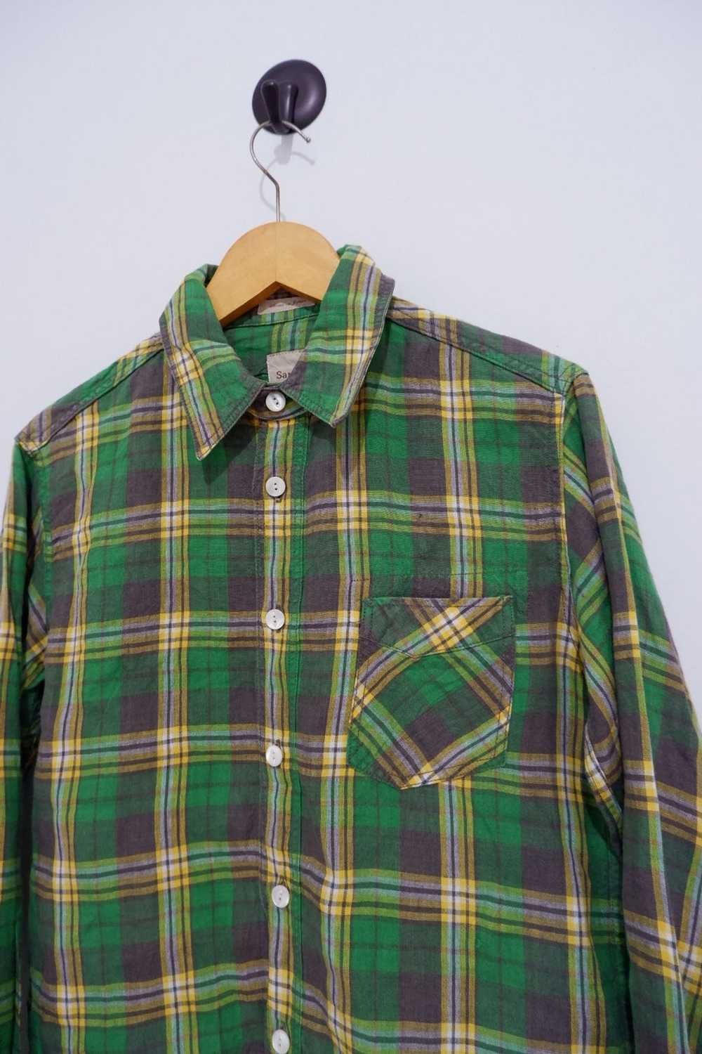 Japanese Brand × Sanca Vintage Sanca Linen Flanel… - image 3