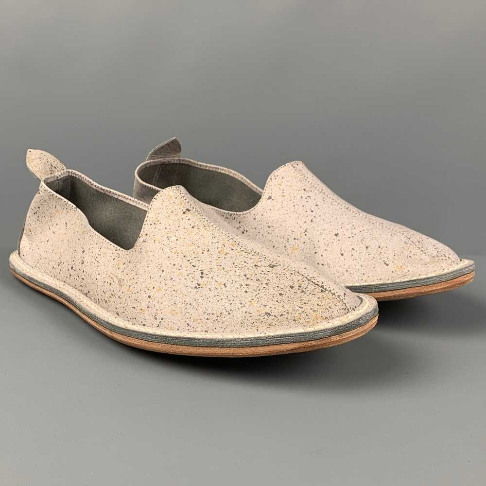 Other AVA RTA Grey Print Leather Canvas Slip On L… - image 2