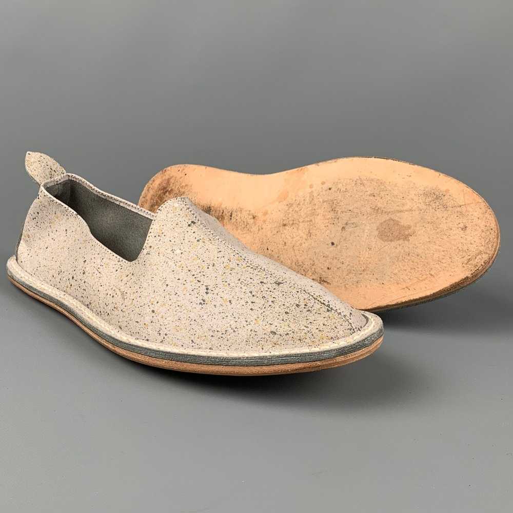 Other AVA RTA Grey Print Leather Canvas Slip On L… - image 3