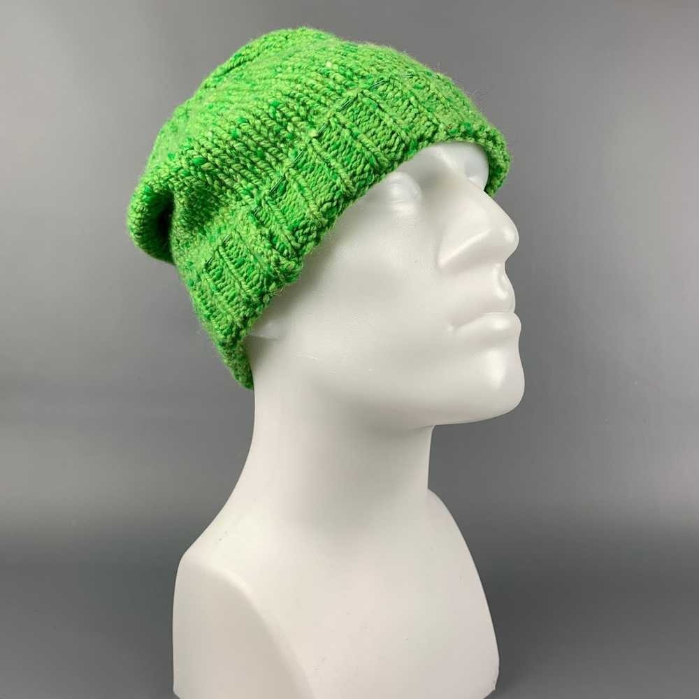 Other NEW SCOTLAND Green Knitted Cashmere Beanie - image 1